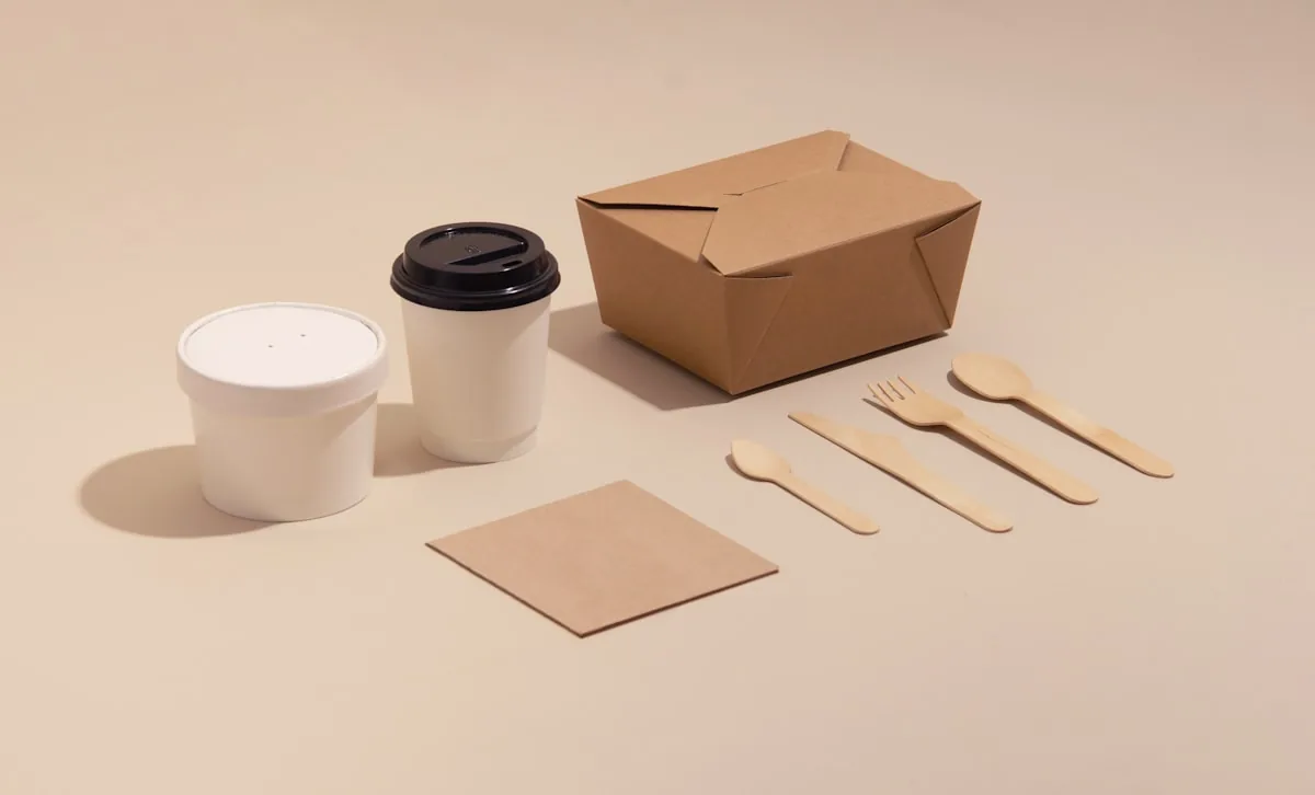 A kraft folding carton used for food packaging
